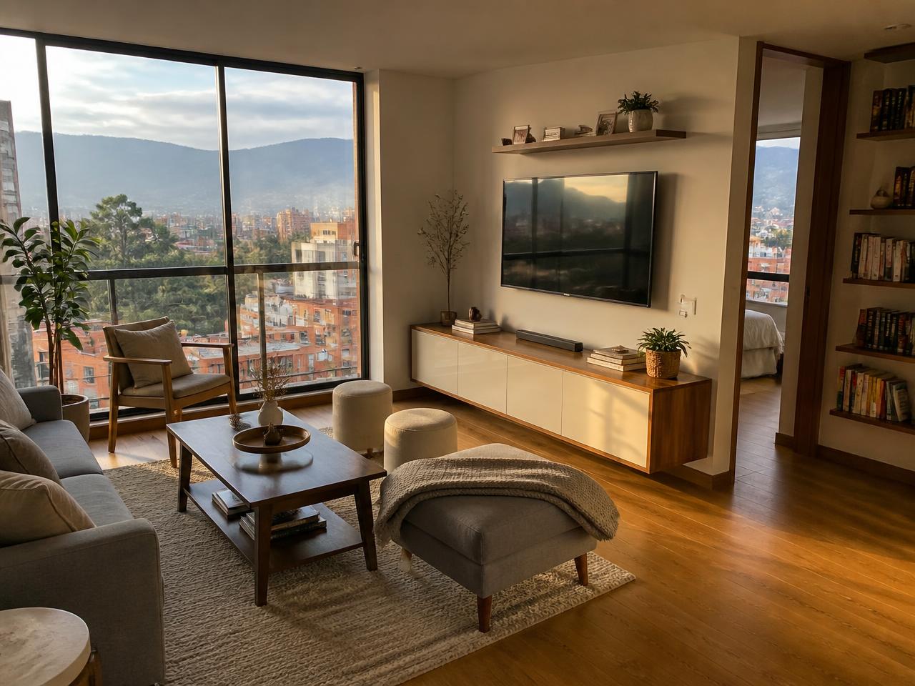 Apartamento amoblado en arriendo en Modelia